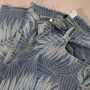 Palm Print Current Elliot Jeans Size 27 | Like New